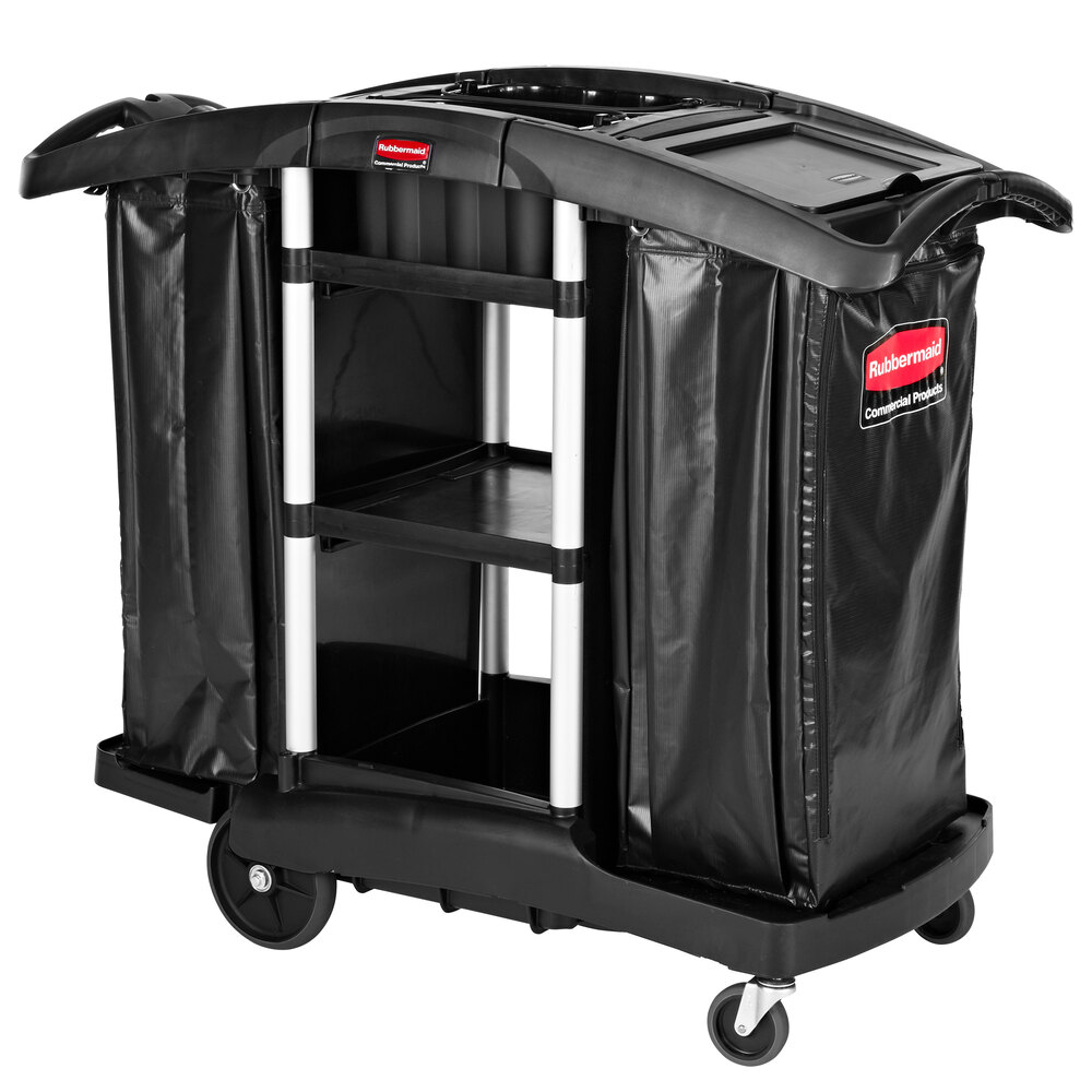 Rubbermaid 1861441 Executive High Capacity Janitor / Recycling Cart