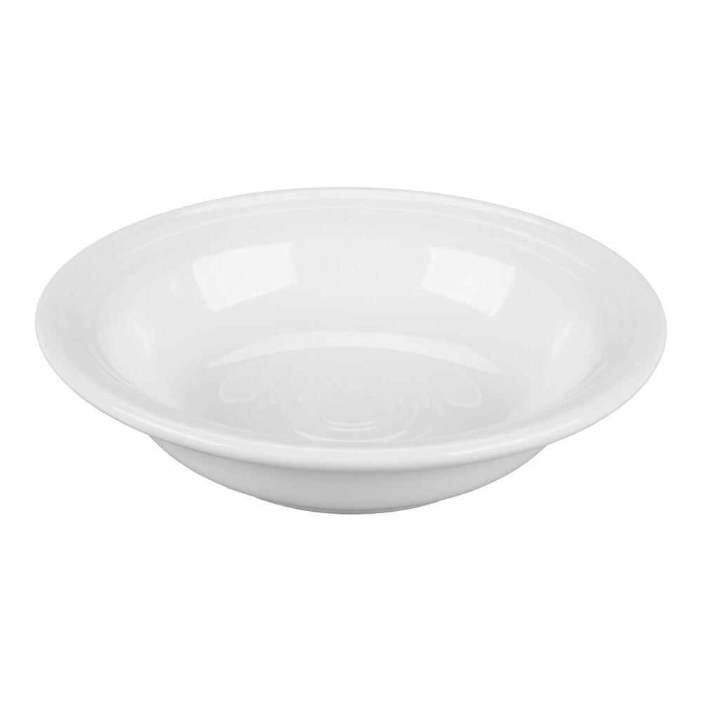 Tuxton Concentrix 4.5 oz. White China Fruit / Monkey Dish - 24/Case