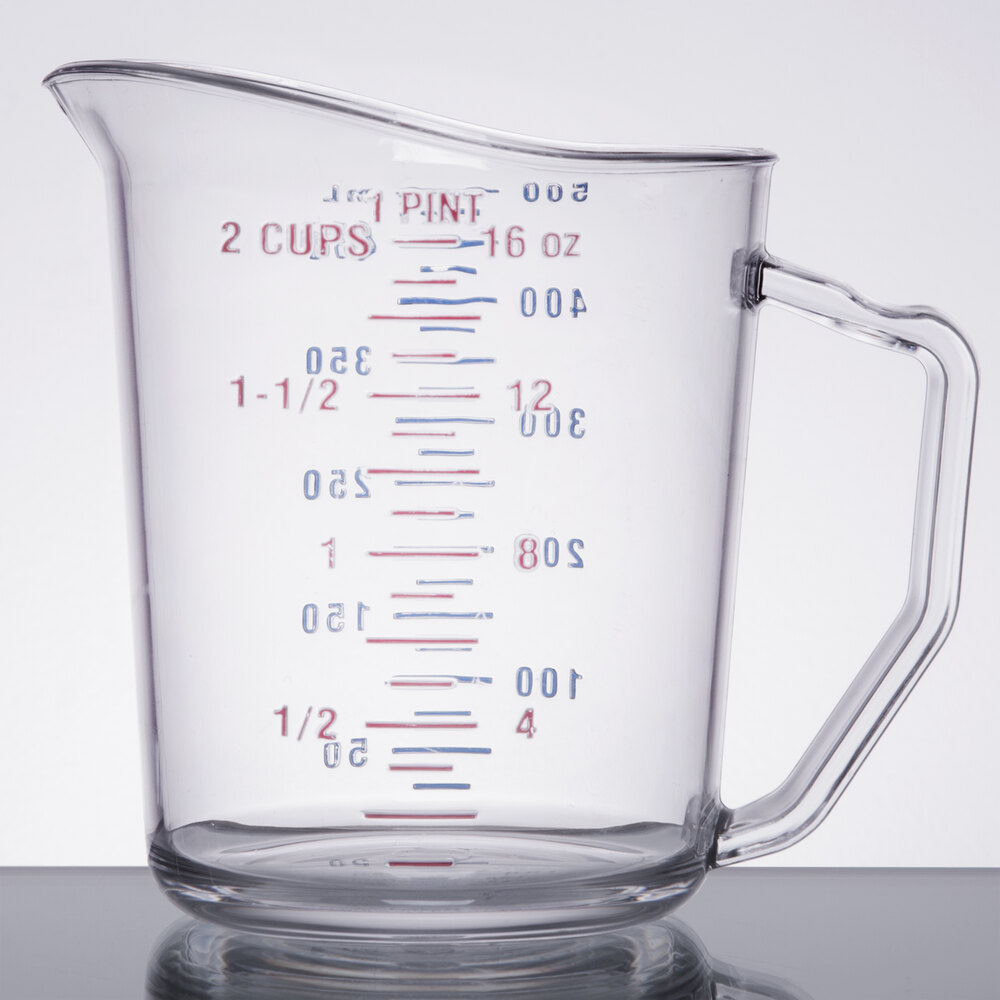 Cambro Camwear® 1 pt Clear Polycarbonate Measuring Cup
