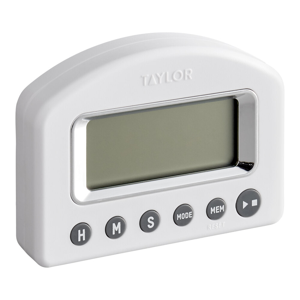Taylor 5847-21 Digital 24 Hour Kitchen Timer with Clock