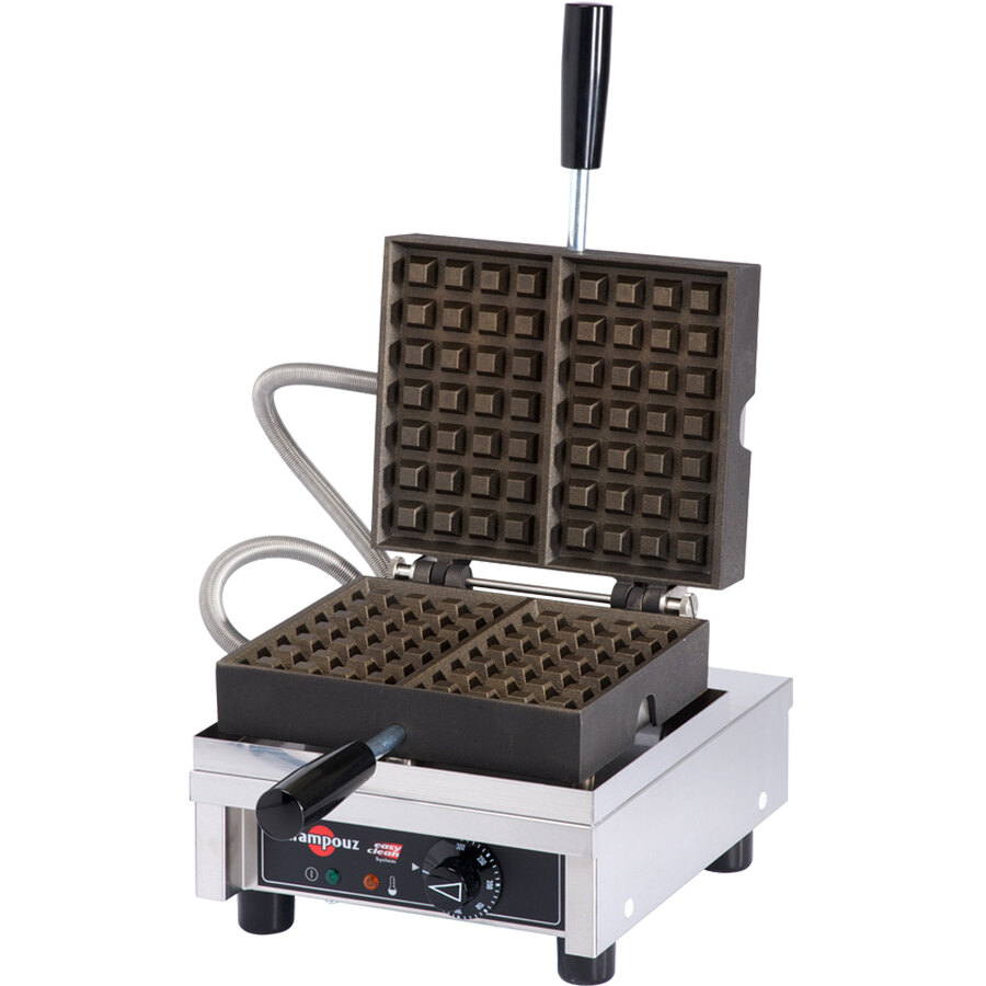 Krampouz WECCHCAS Liege Style Belgian Waffle Maker 4 x 7, 120V