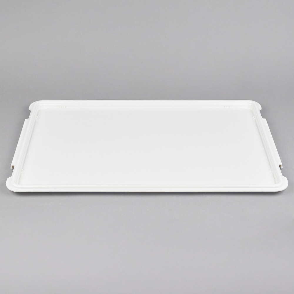 Cambro DBC1826CW148 18" x 26" White Pizza Dough Proofing Box Lid