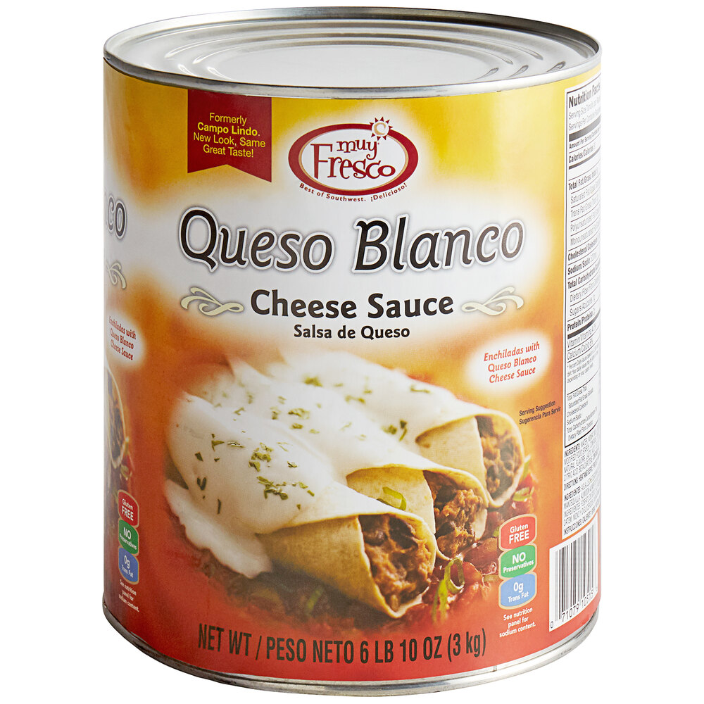 Muy Fresco Queso Blanco Mild White Cheese Sauce 10 Can