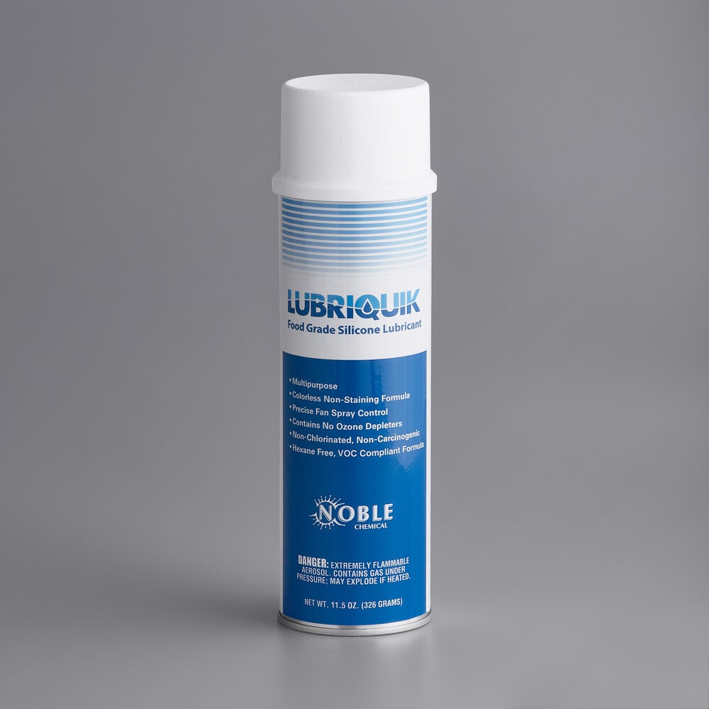 Noble Chemical Lubriquik 11.5 oz. Food Grade Ready-to-Use Aerosol Si-Dry  Silicone Lubricant (AMR A329)