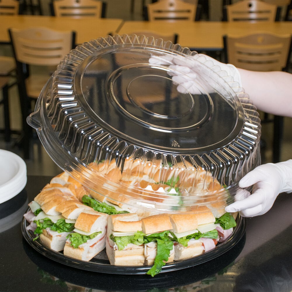 Plastic Catering Trays with Lids in Bulk - Wholesale CMJJ