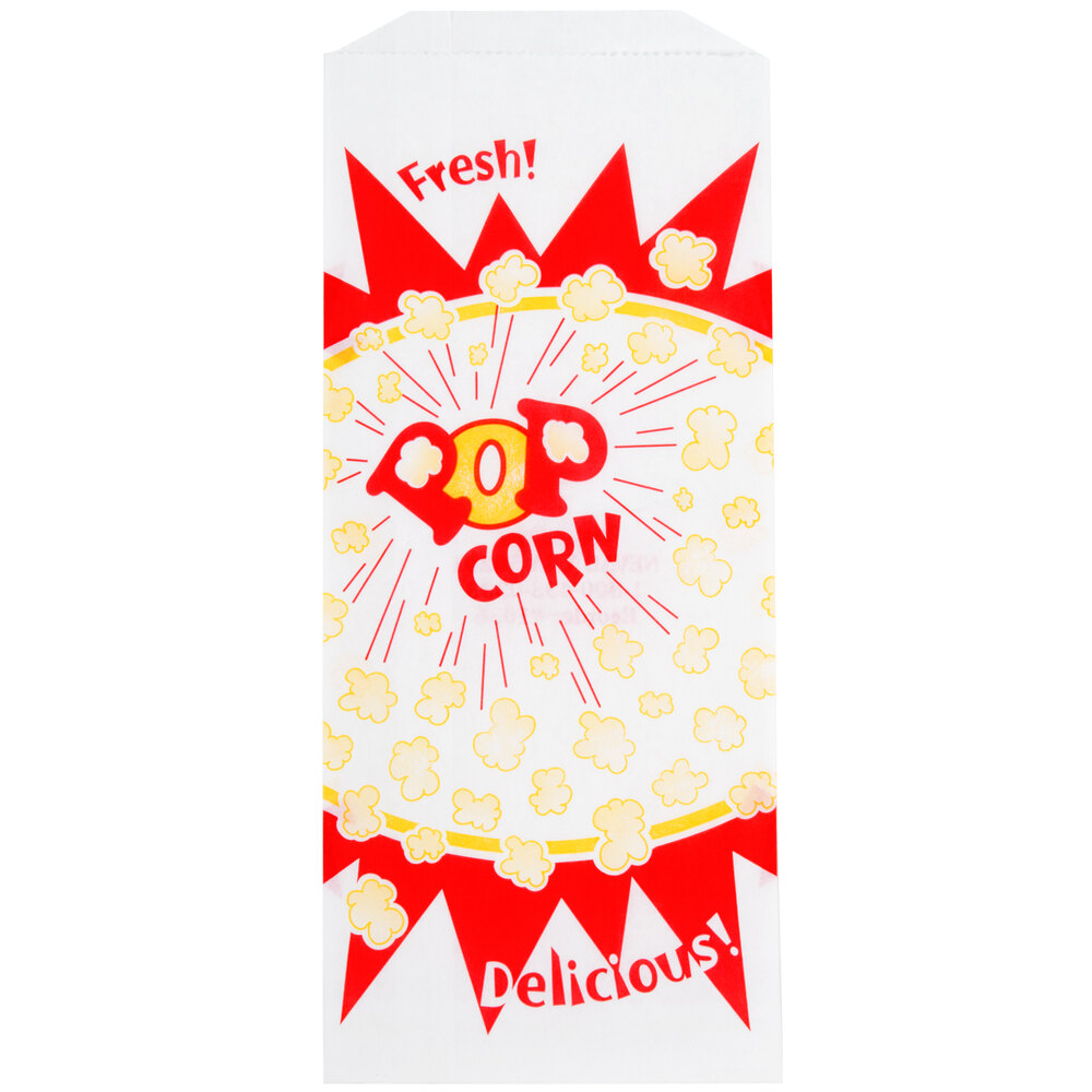 Paragon 1036 2 oz. Jumbo Paper Popcorn Bag 1000/Case