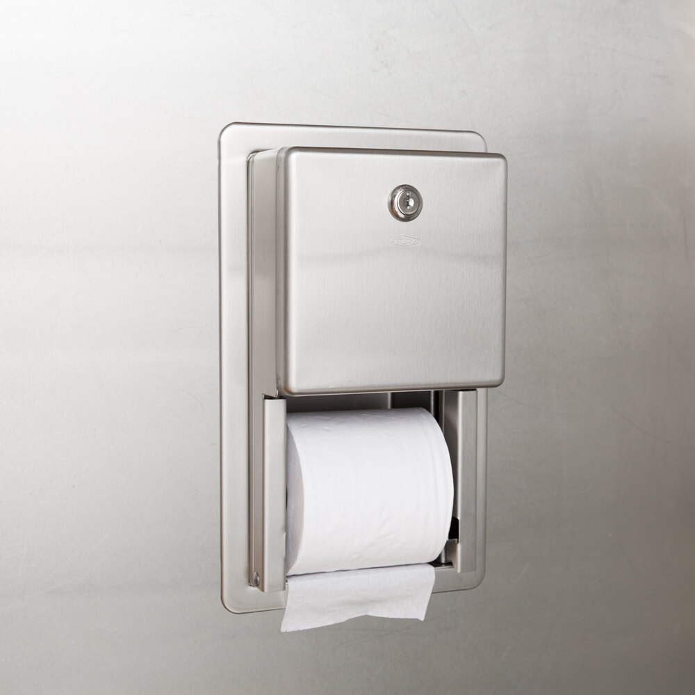 Bobrick B3888 ClassicSeries Multi Roll Recessed Toilet Tissue