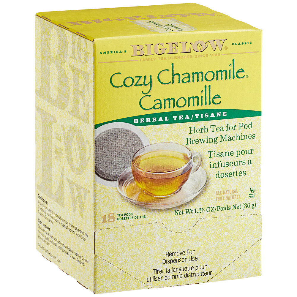 Bigelow Cozy Chamomile Herbal Tea Single Serve Pods 18/Box