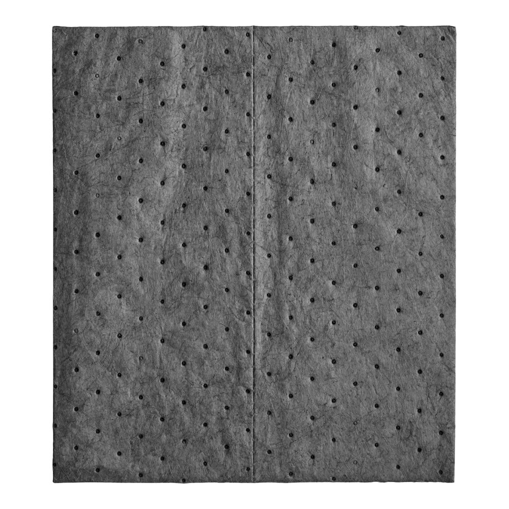 Spilfyter SFG-75 18" x 16" StreetFyter Universal Gray Heavy Weight Absorbent Pad, 100/Case