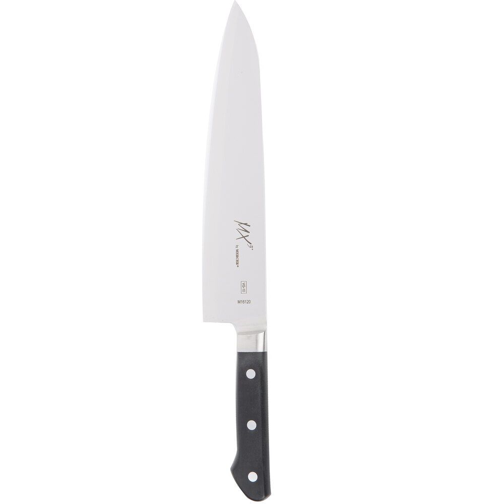 Mercer Culinary M33220 Chinese Chef's Knife Wood Handle, 8 x 3 1/4 - Win  Depot