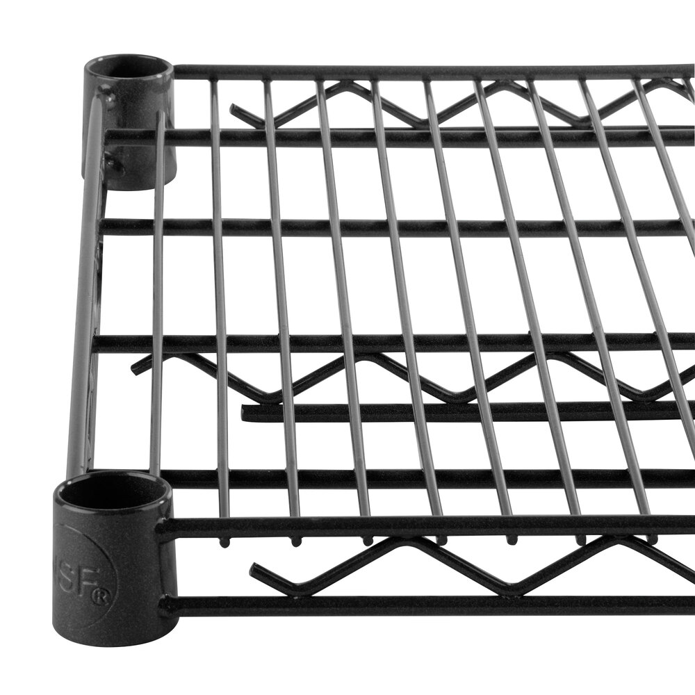 Regency 14 inch x 60 inch NSF Black Epoxy Wire Shelf