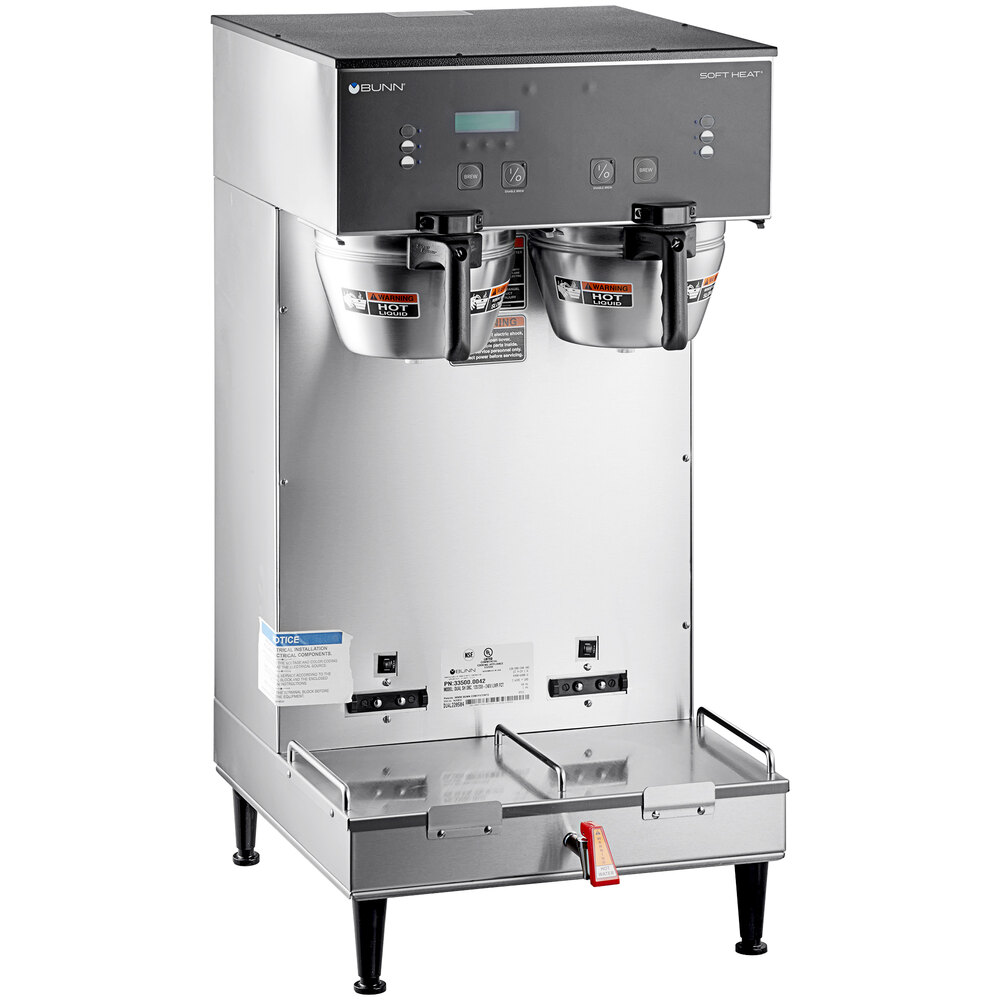 Bunn 33500 0042 Brewwise Dual Soft Heat Dbc Brewer With Lower Faucet
