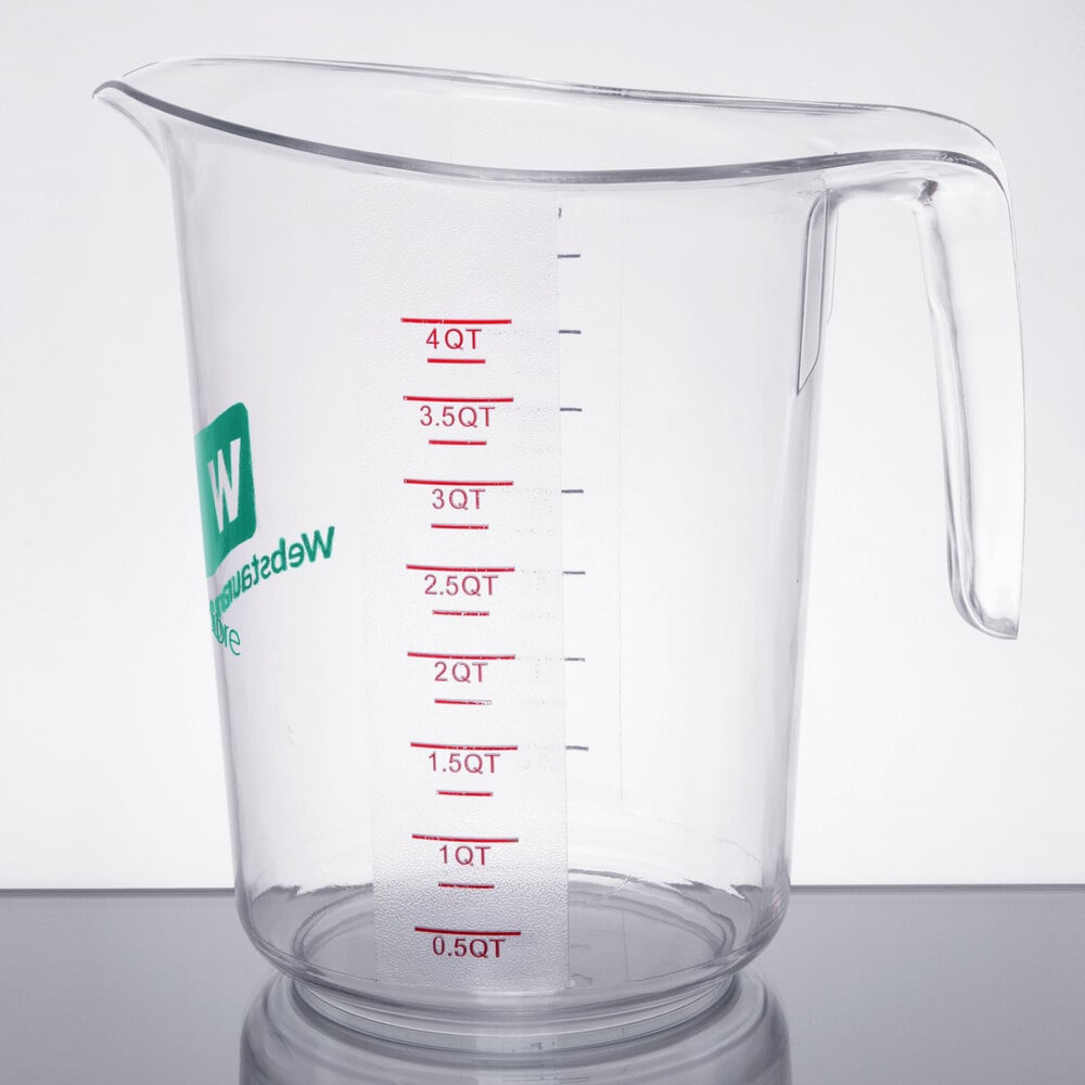 Choice 1 Pint Purple Allergen-Free Plastic Measuring Cup