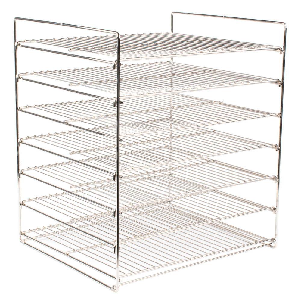 Felco Display Rack Hatco FSDT7SMP 7-Shelf Multi-Purpose Display Rack for FSDT Holding and ...