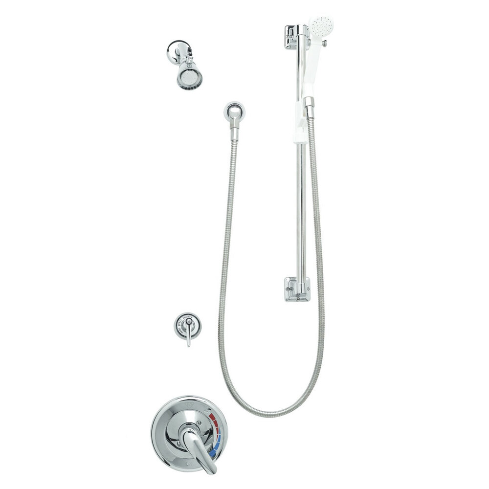 T&S B3306VB Shower Package with Pressure Balancing Mixing Valve