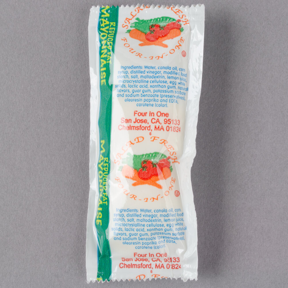 Mayonnaise Low Calorie 12 Gram Portion Packets 200/Case