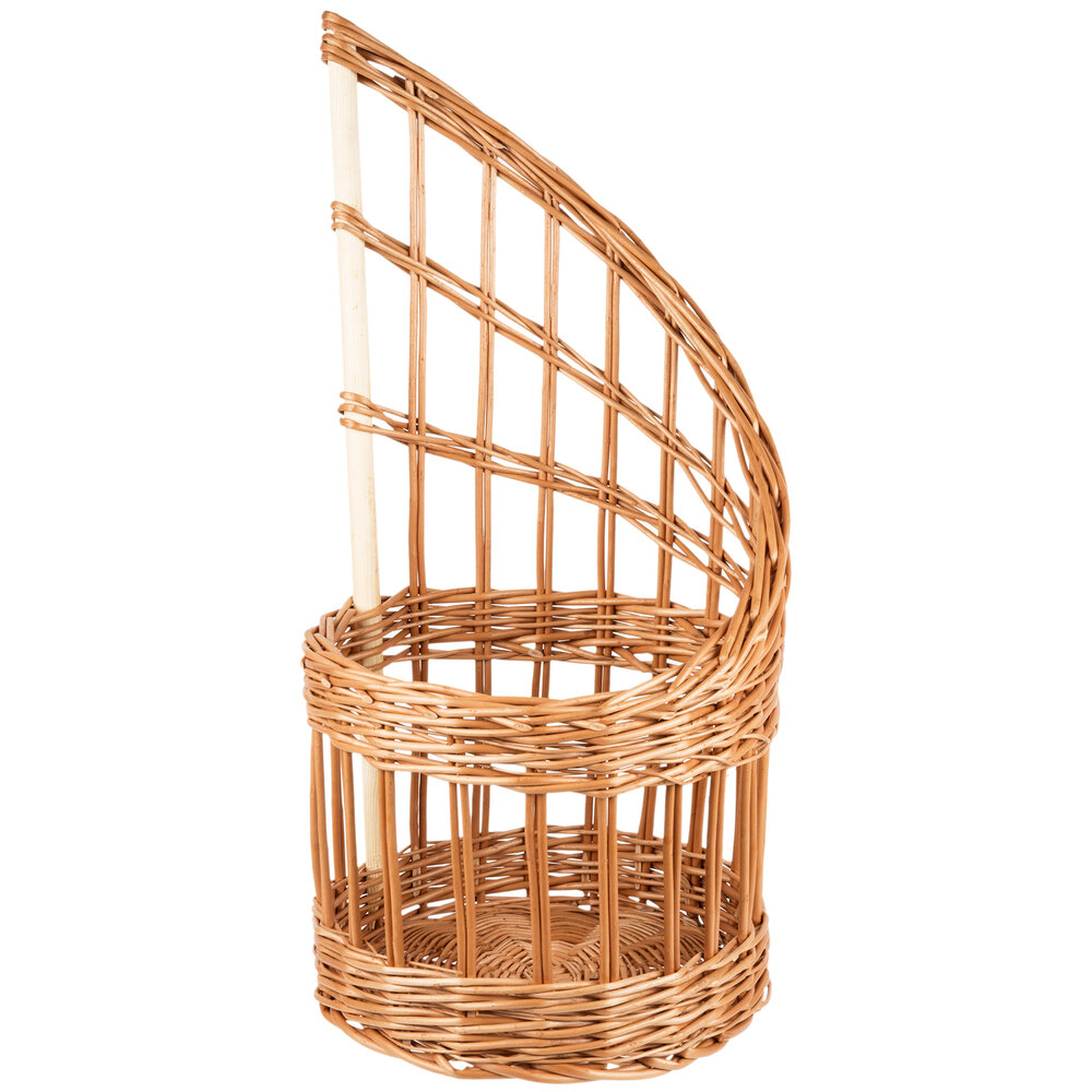 Matfer Bourgeat 573421 11" Round Wicker Bread Basket