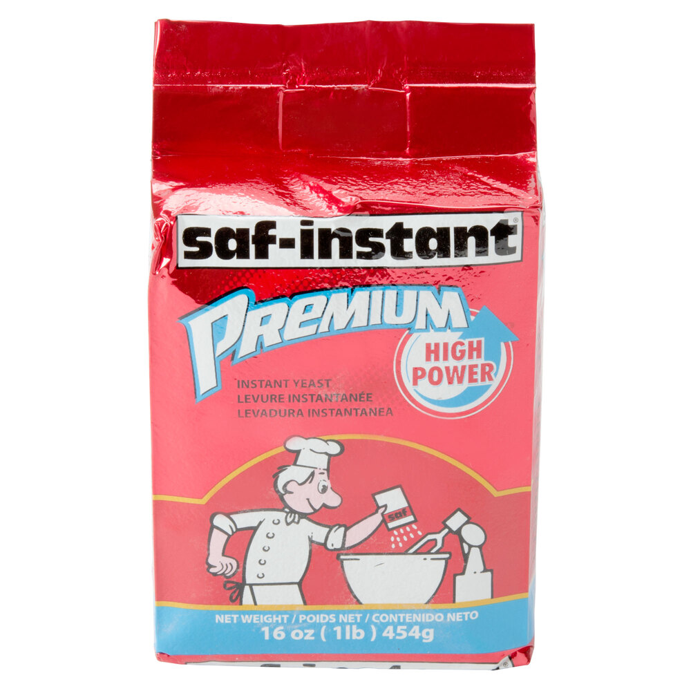 Lesaffre SAFInstant Premium Yeast 1 lb. Vacuum Pack 20/Case