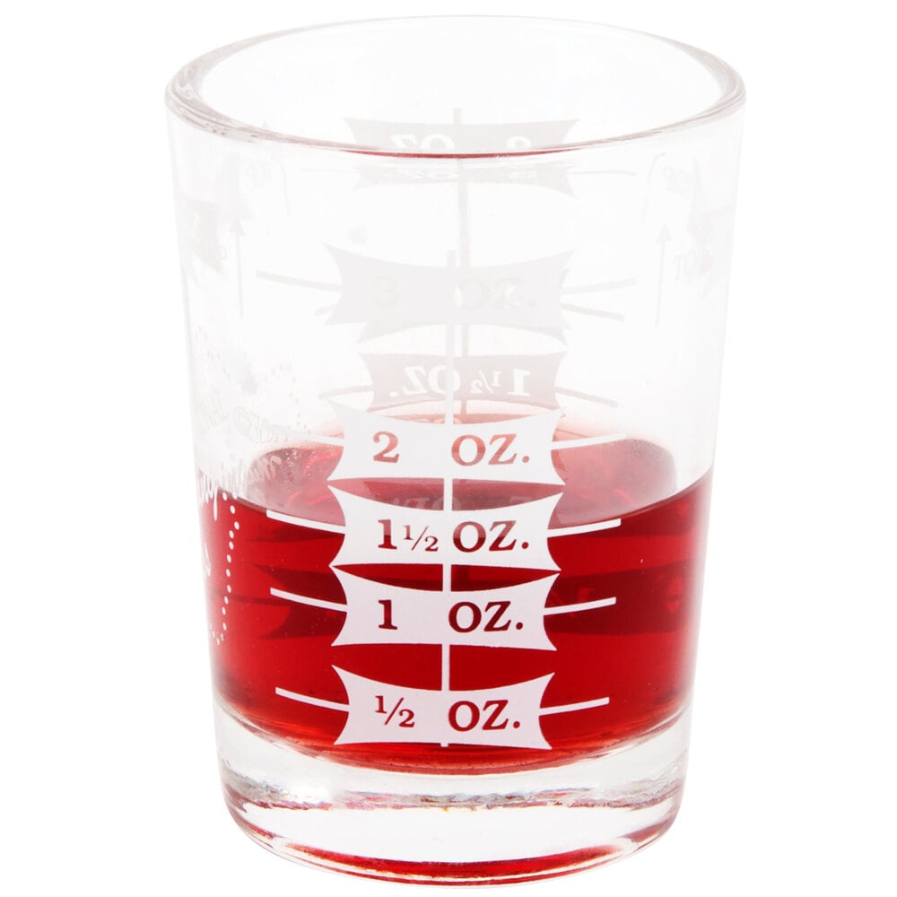 Measuring 4 oz Jumbo Shot Glass - Item #MM03 