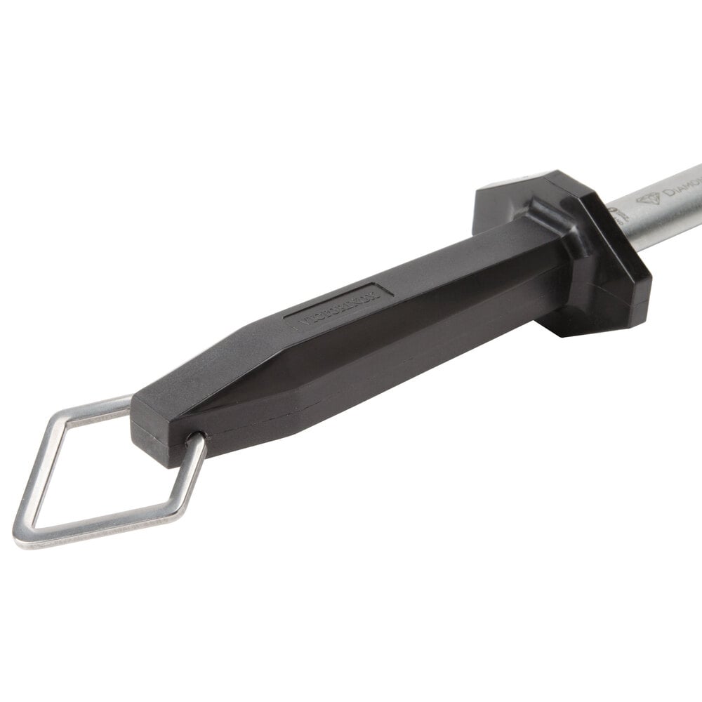 Dexter 30505A Val-U™ 12 in. Carbon Sharpening Steel w/ Black Plastic Handle  