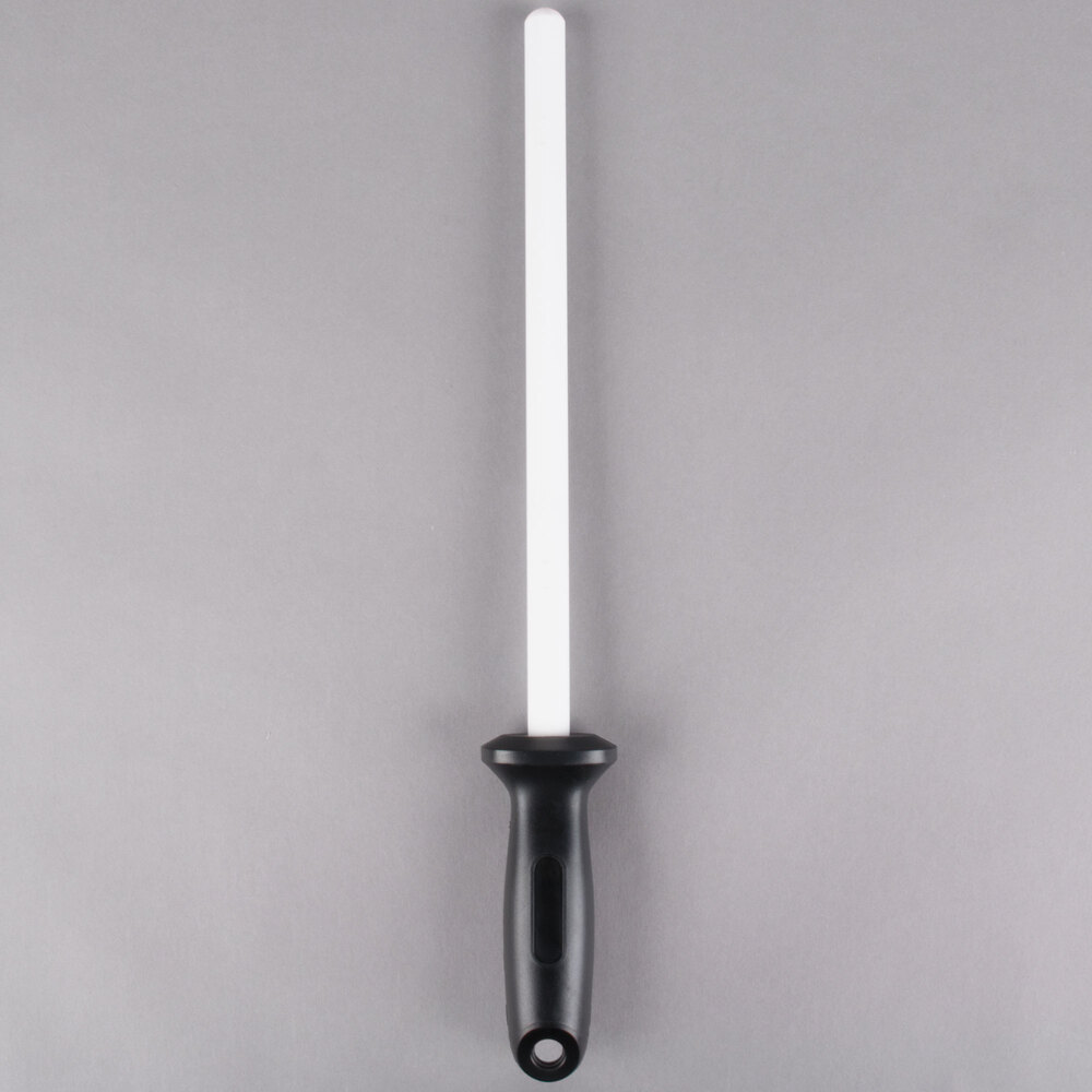 Mercer Culinary M14410 10" Ceramic Knife Sharpener with Black Nylon Handle