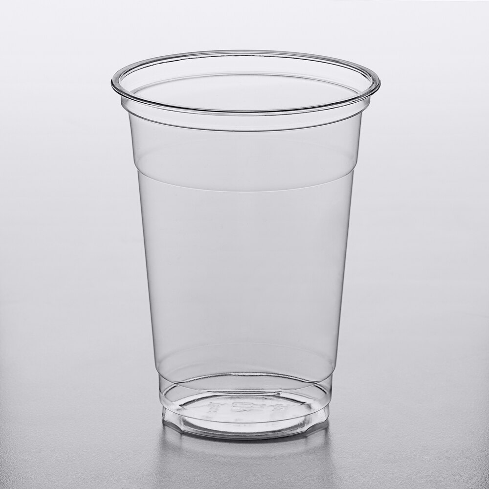 Choice 16 oz. Clear PET Plastic Cold Cup 50/Pack