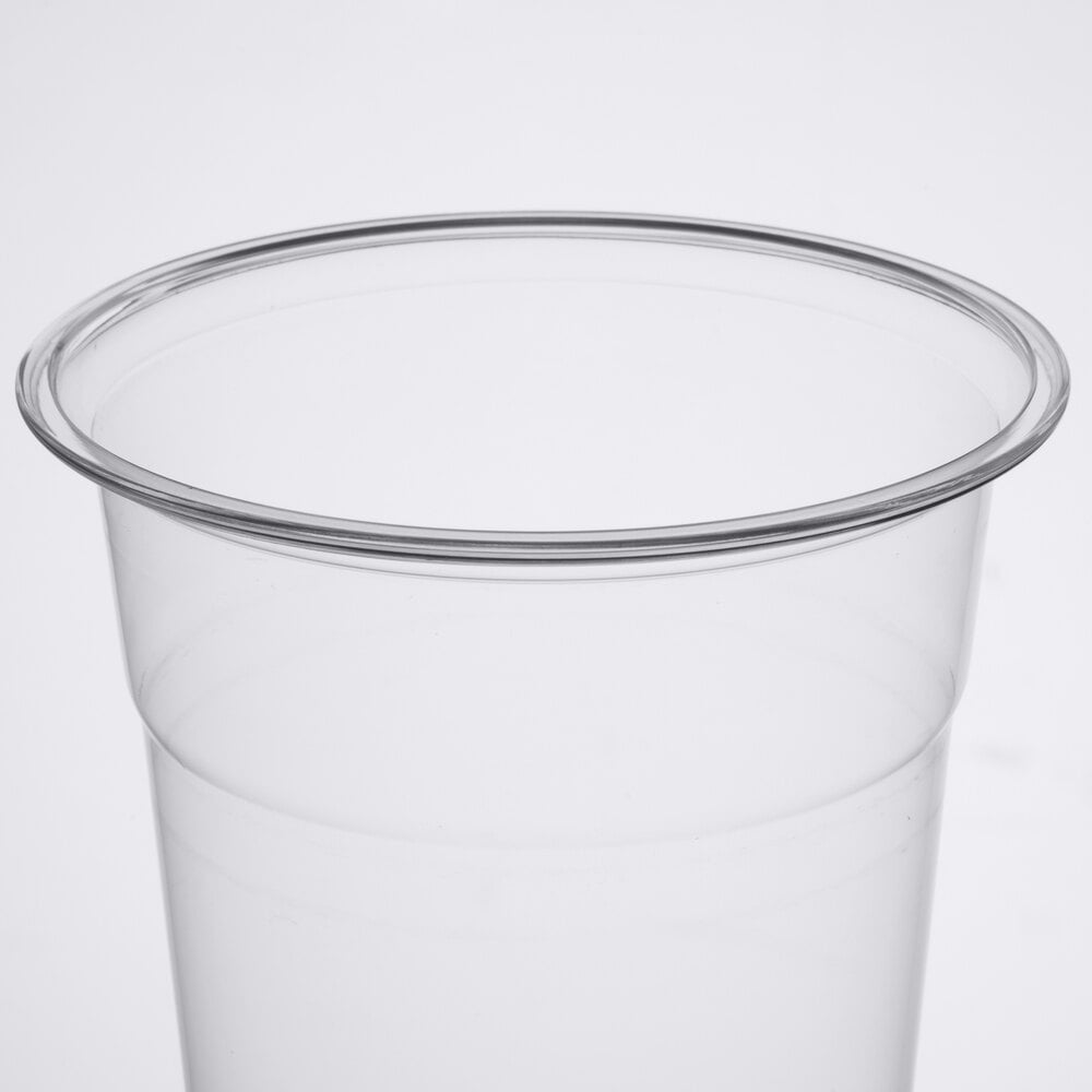 20 oz Clear PET Plastic Cups, 98mm (1000/Case) - KEVIDKO