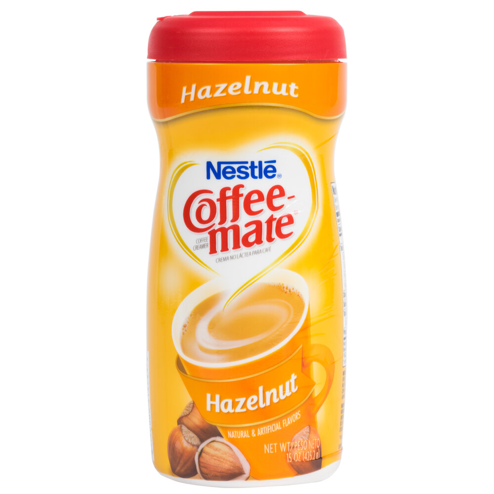 Nestle CoffeeMate Hazelnut NonDairy Coffee Creamer Shaker 15 oz.