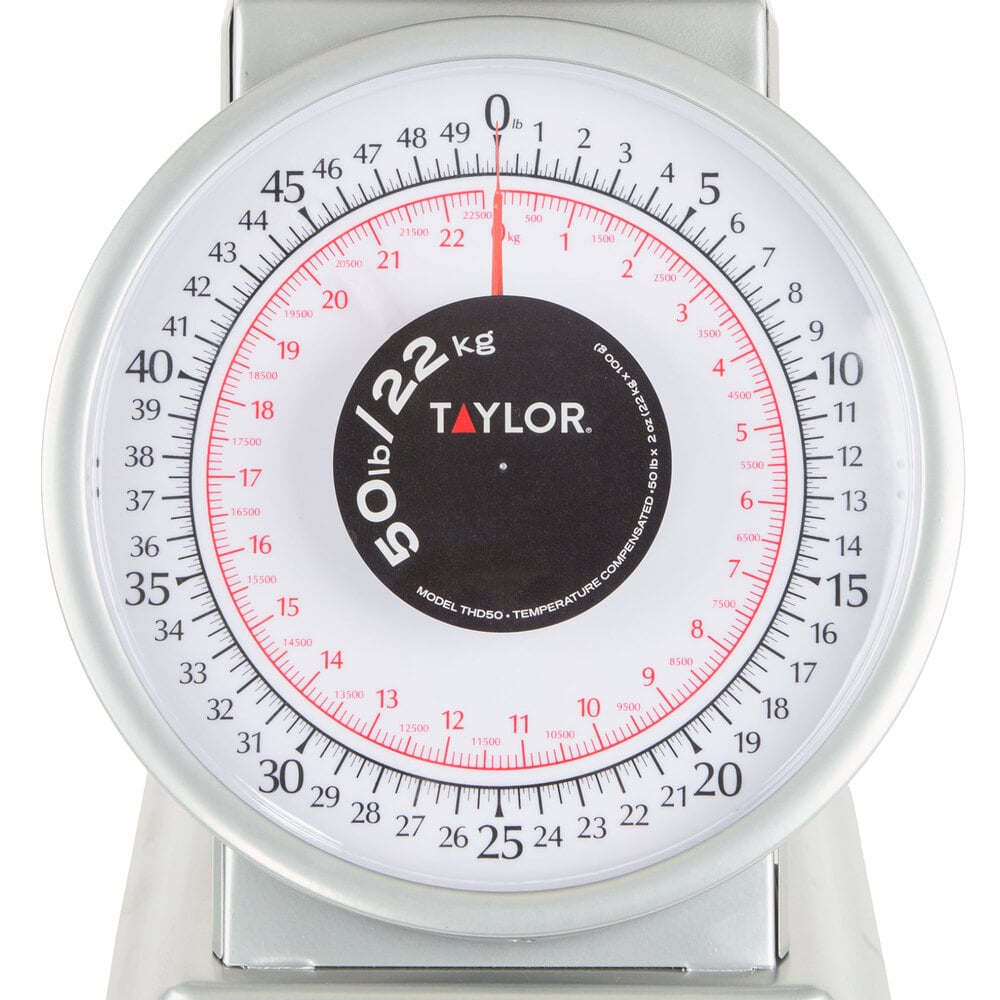 Taylor THD50 50 lb x 2 oz Heavy Duty Mechanical Scale
