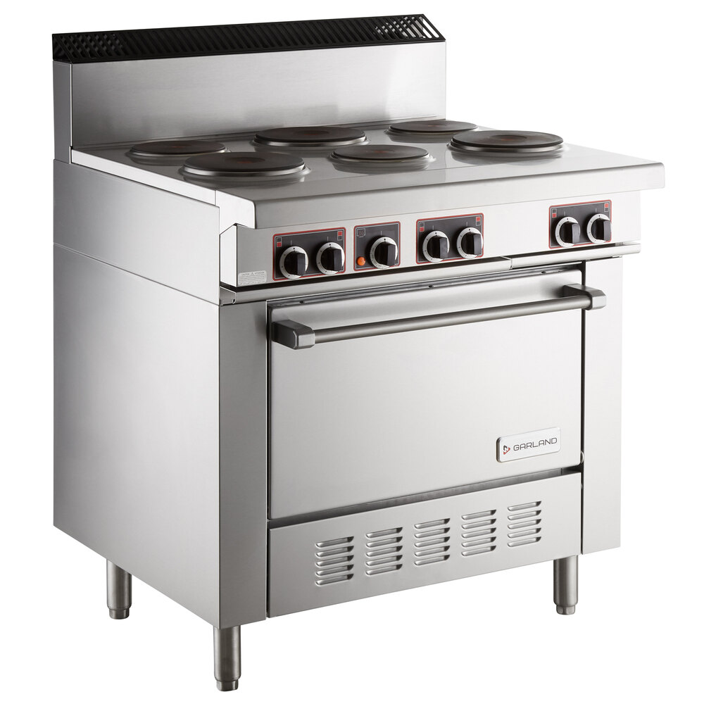 Garland SS686 Sentry Series 6 Sealed Burner Electric Restaurant Range