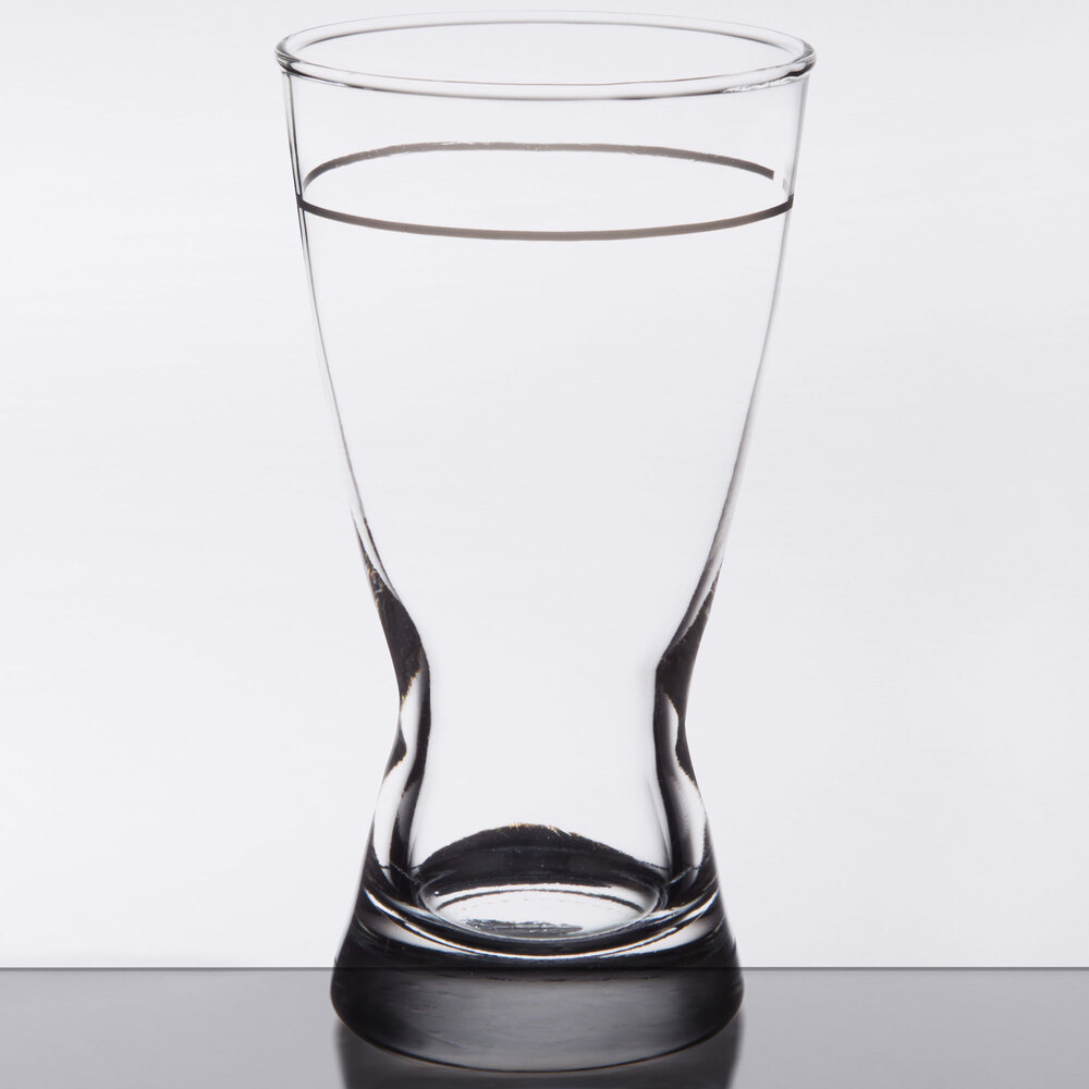 Libbey 181/1605G Hourglass 12 oz. Pilsner Glass with Fill Line 24/Case