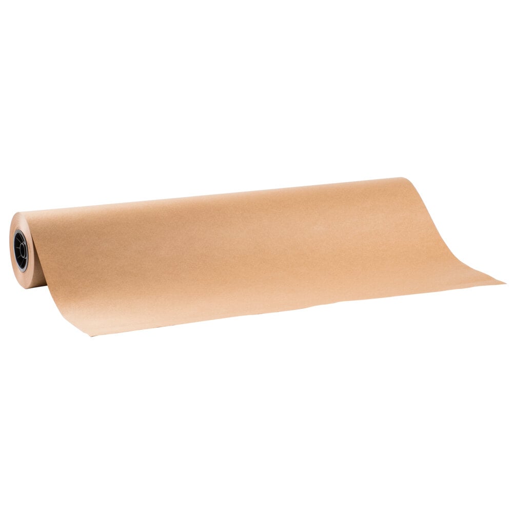 Choice 36'' x 300' 60#Brown Paper Roll Table Cover