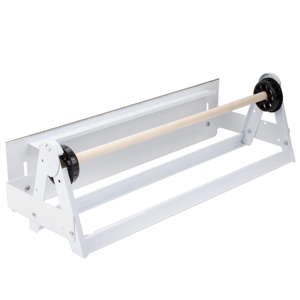 Bulman A57024 24" White Miler Food Wrap Film Dispenser