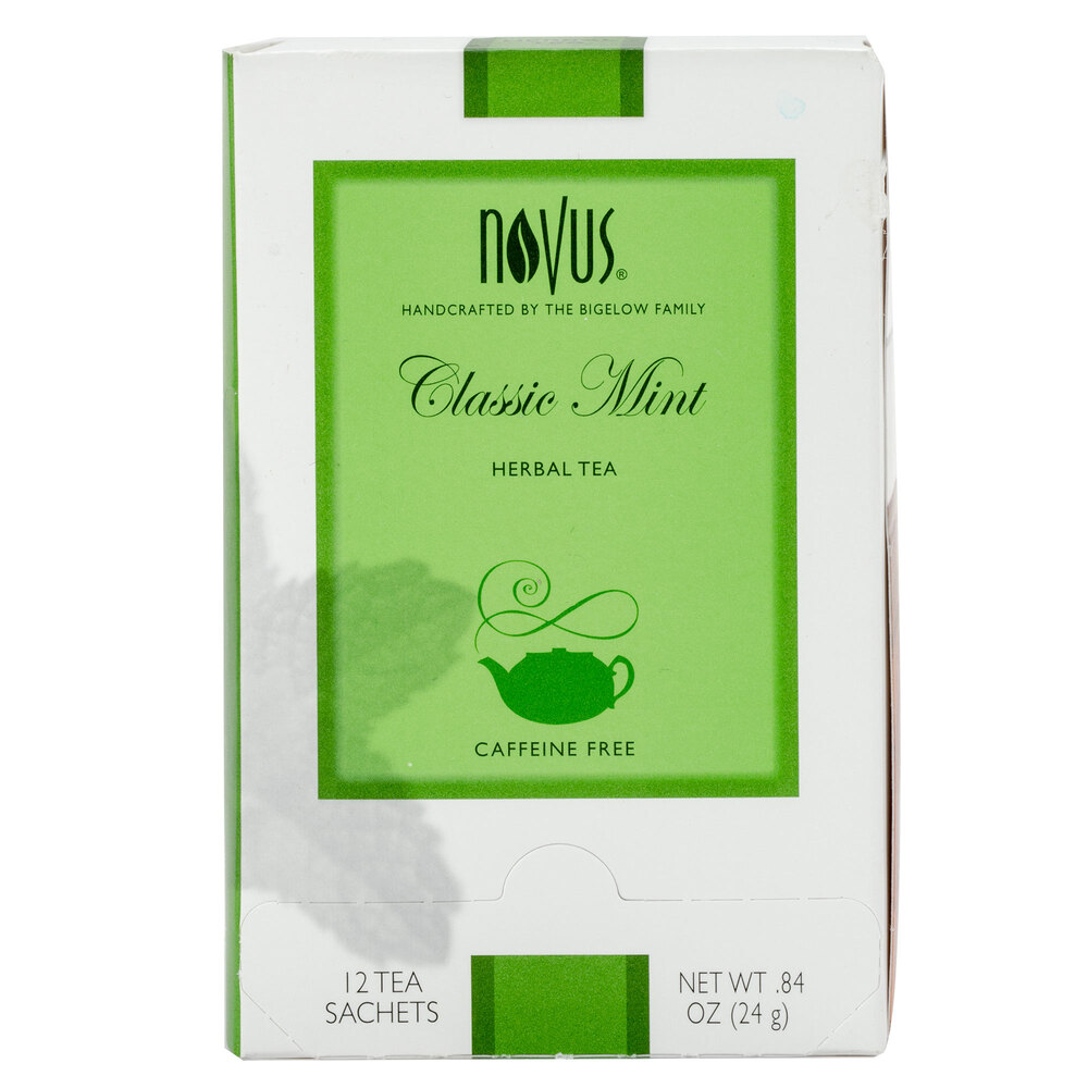 Novus Classic Mint Herbal Tea 12/Box