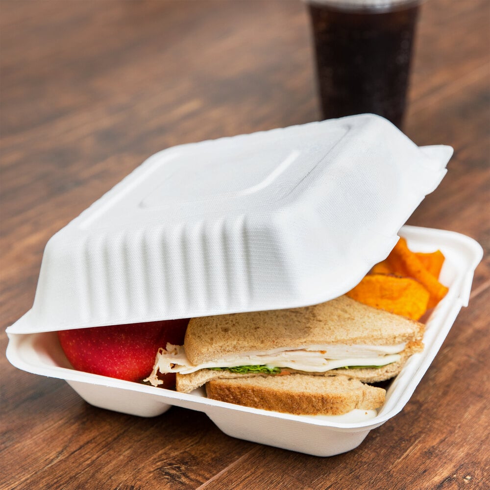 food in takeout container