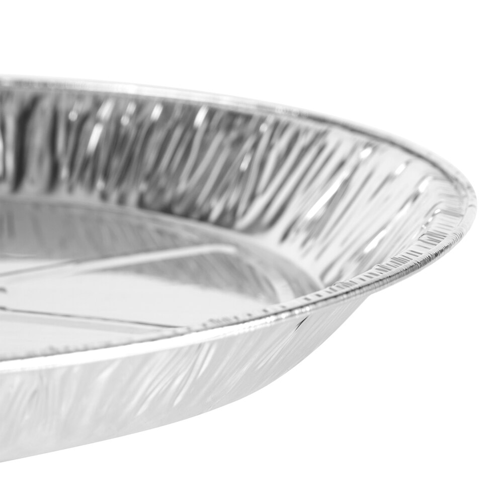 Baker's Mark 11 3/4" x 1 3/8" Extra Deep Foil Pie Pan 100/Pack