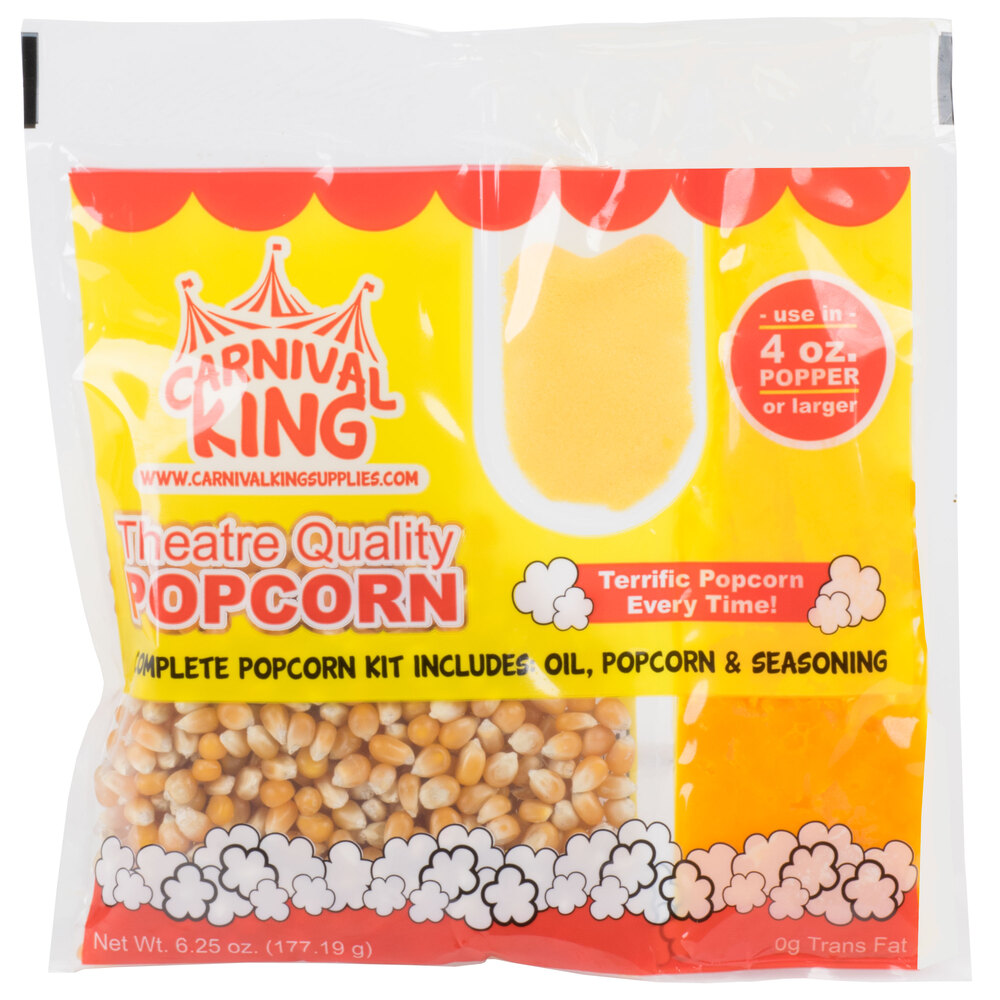 Carnival King AllInOne Popcorn Kit for 4 oz. Popper 48/Case