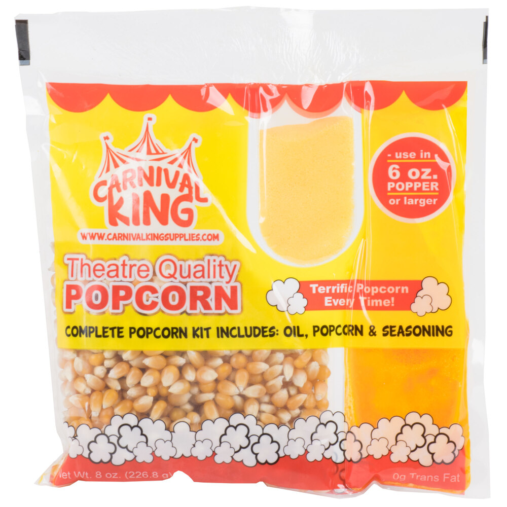 Carnival King AllInOne Popcorn Kit for 6 oz. Popper 36/Case