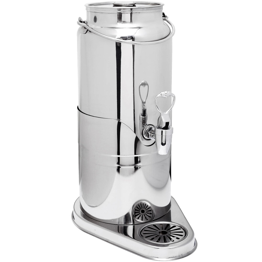 Eastern Tabletop 7562 2 Gallon Stainless Steel Milk Dispenser with