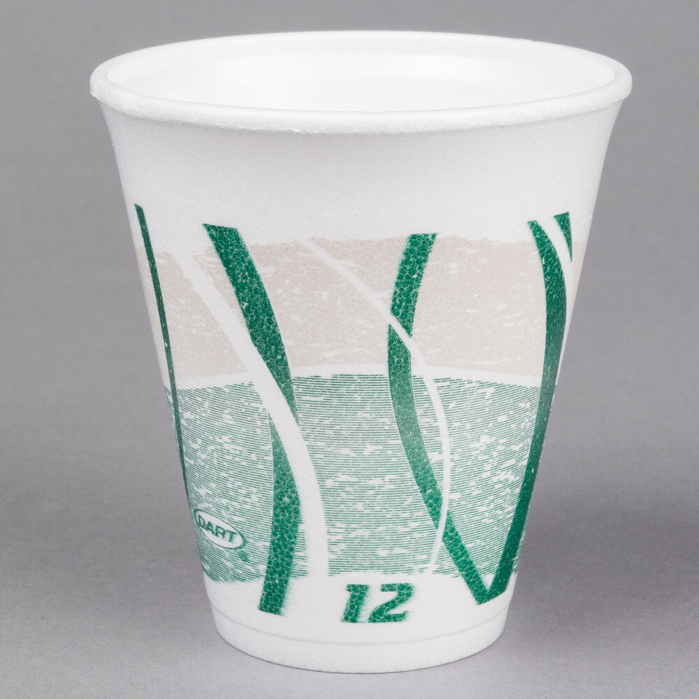 Dart 12LX16E 12 oz. Impulse Foam Cup 1000/Case
