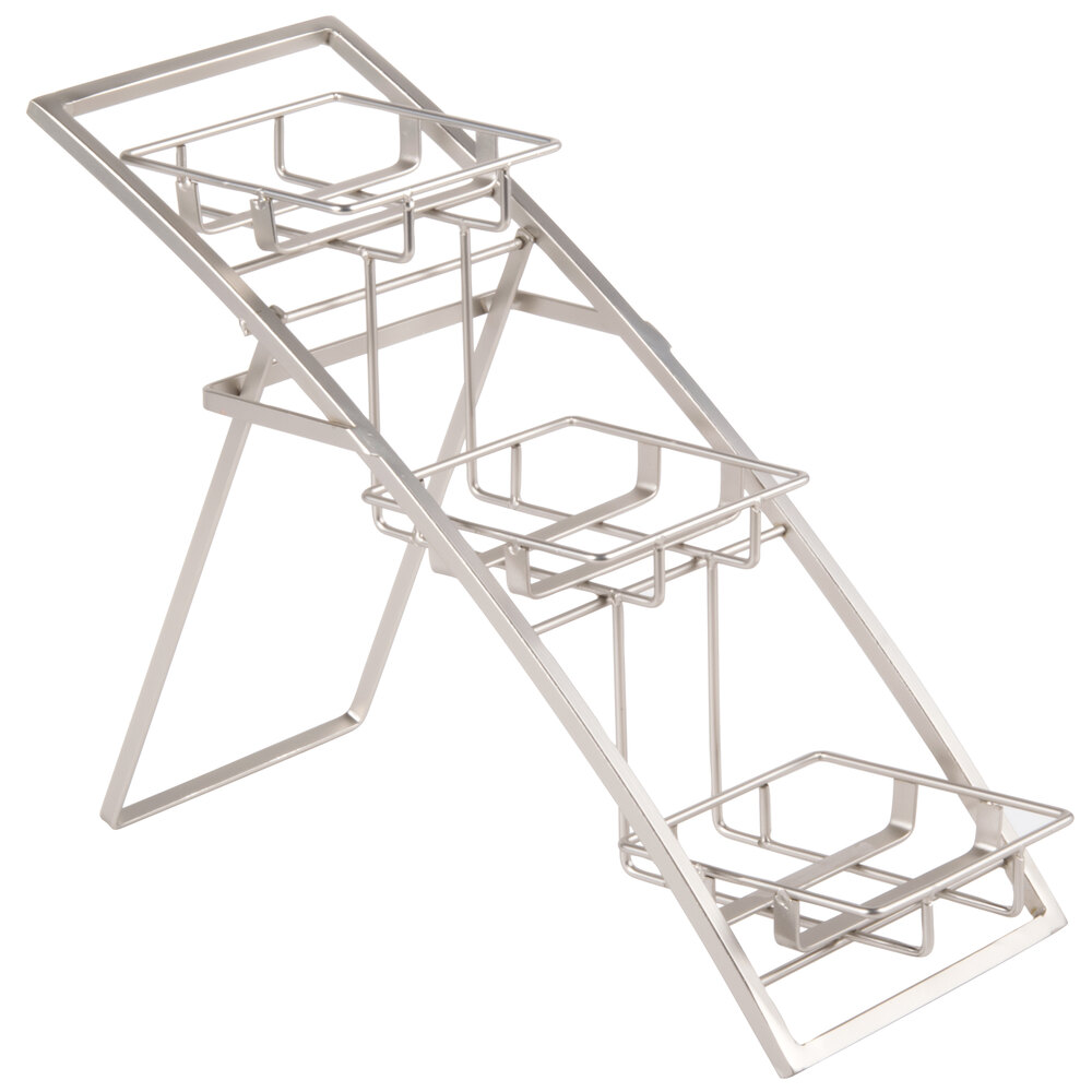 American Metalcraft TTMEL3 17-3/8 Inch Wrought Iron 3-Tier