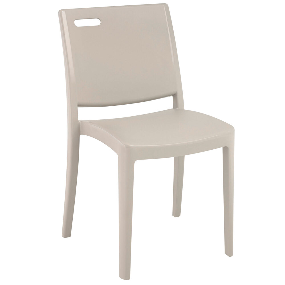 Grosfillex XA653581 / US653581 Metro Linen Indoor / Outdoor Stacking ...
