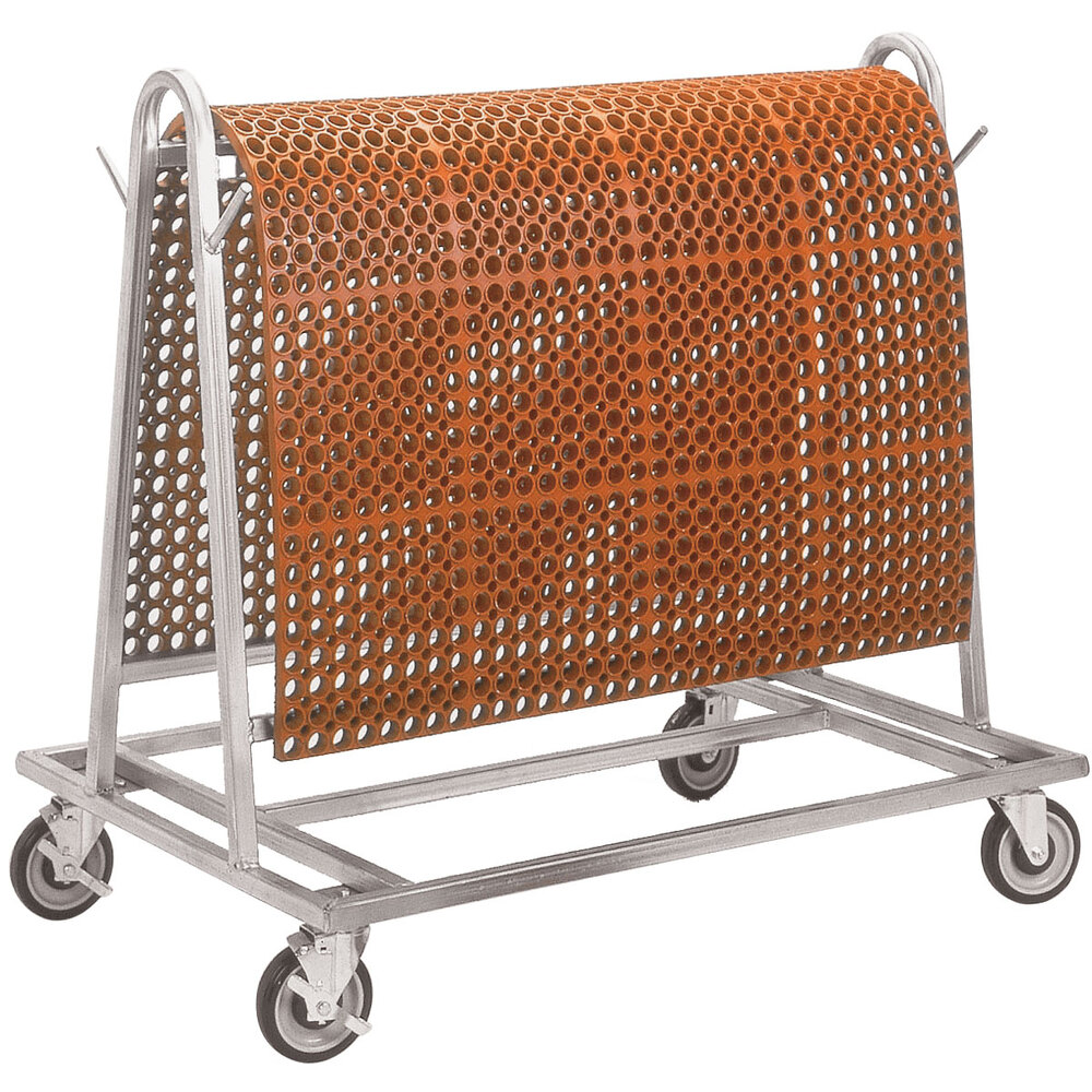 Teknor Apex T44RACK00 RakAMat Floor Mat Storage and Transport Cart