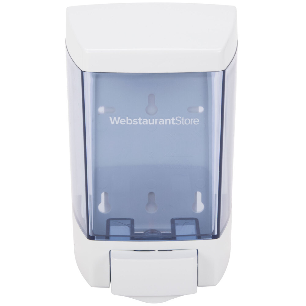 46 oz. White Bulk Soap, Sanitizer, and Lotion Dispenser