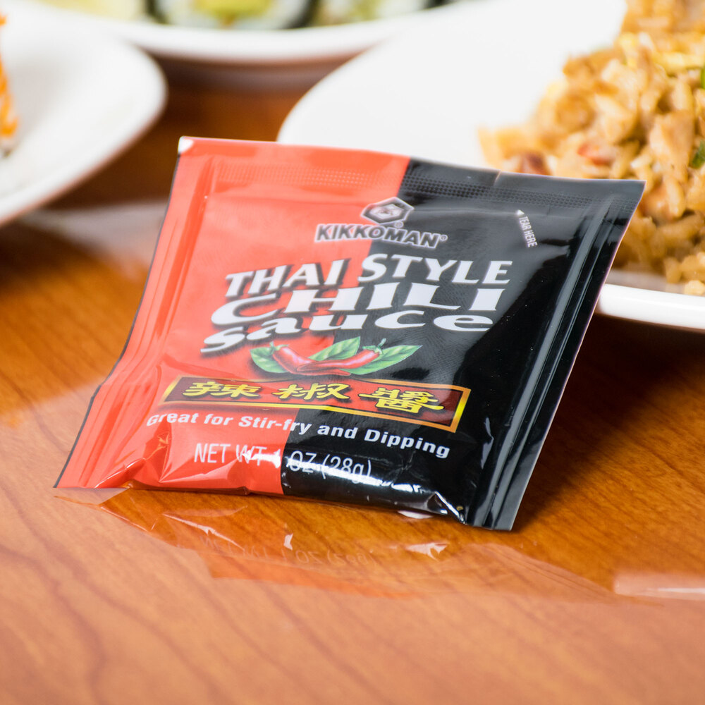 Kikkoman Thai Style Chili Sauce 1 oz. Packet 300/Case