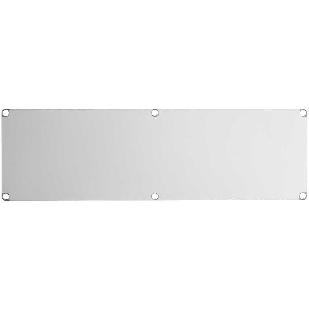 Regency Adjustable Stainless Steel Work Table Undershelf for 30 inch x 84 inch Tables - 18 Gauge