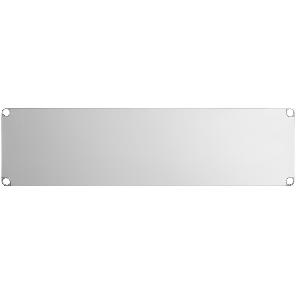 Regency Adjustable Stainless Steel Work Table Undershelf for 24 inch x 72 inch Tables - 18 Gauge