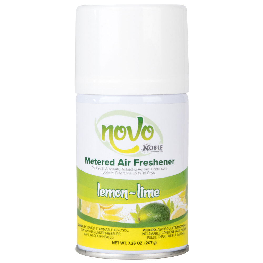7 metered freshener oz air Metered 7.25 Chemical oz. Air Lime Lemon Noble Freshener Novo Refill