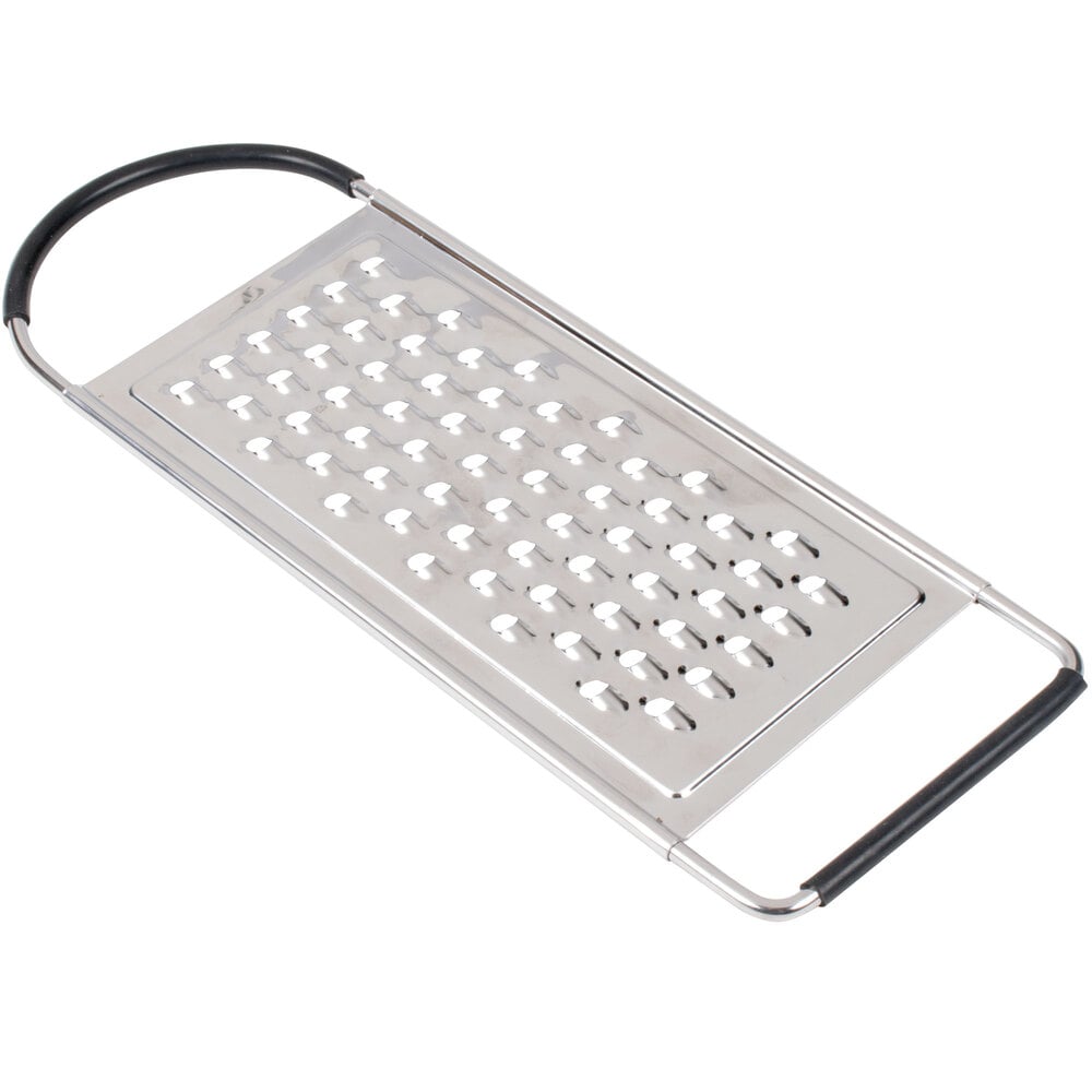 Met Lux Stainless Steel Coarse Grater - with Plastic Handle - 12 inch - 1 Count Box