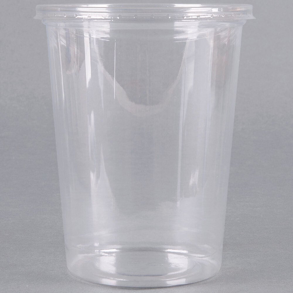 Deli Container, 32 oz, Clear, Polypropylene, (500/Case), Arvesta DC32